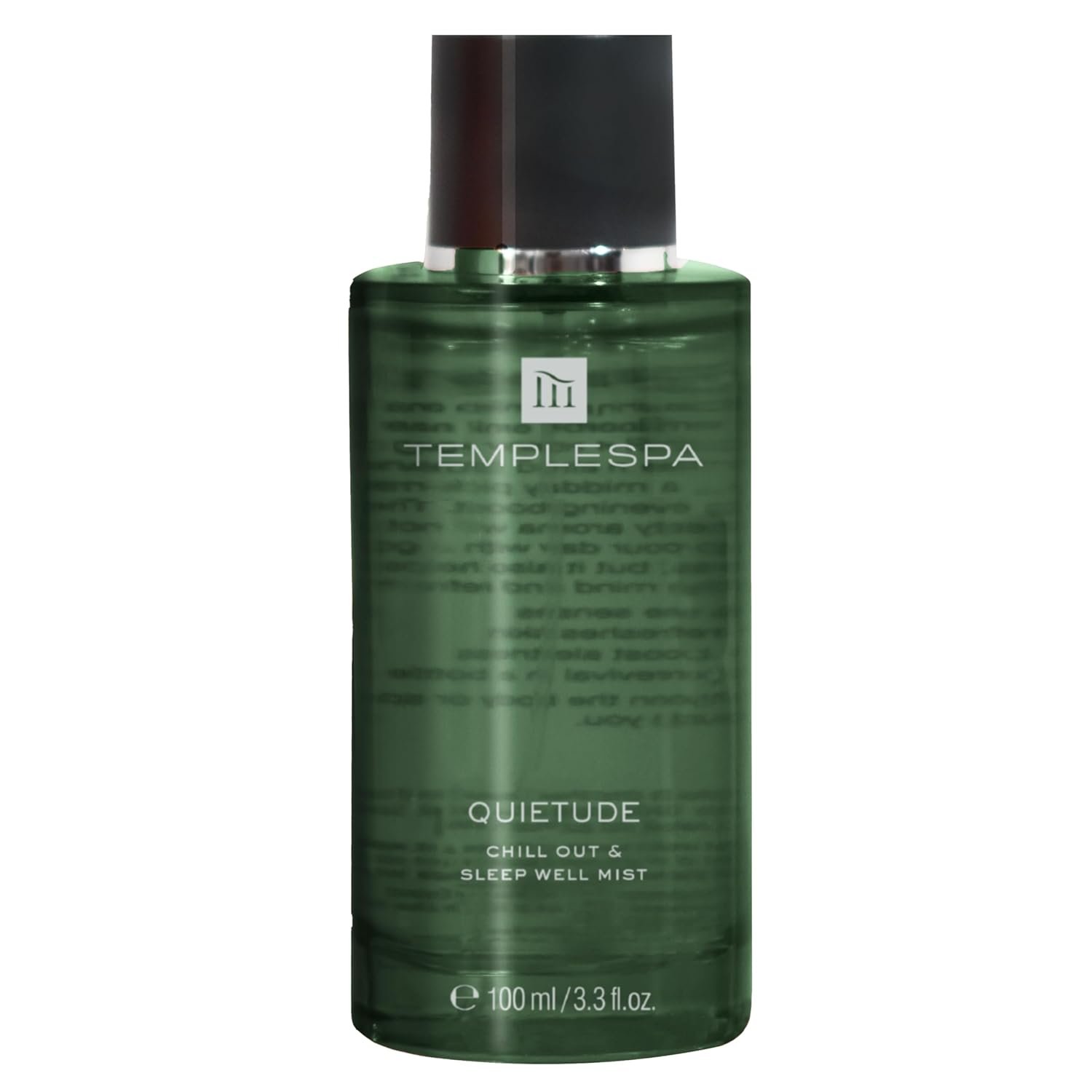 TEMPLESPA | QUIETUDE | Chill Out & Sleep Well Mist – Natural Body Spray, Natural relaxation aid, Lavender, Vetivert, Cedarwood, Chamomile Fragrance, Natural Ingredients, Vegan 3.3 fl.oz.