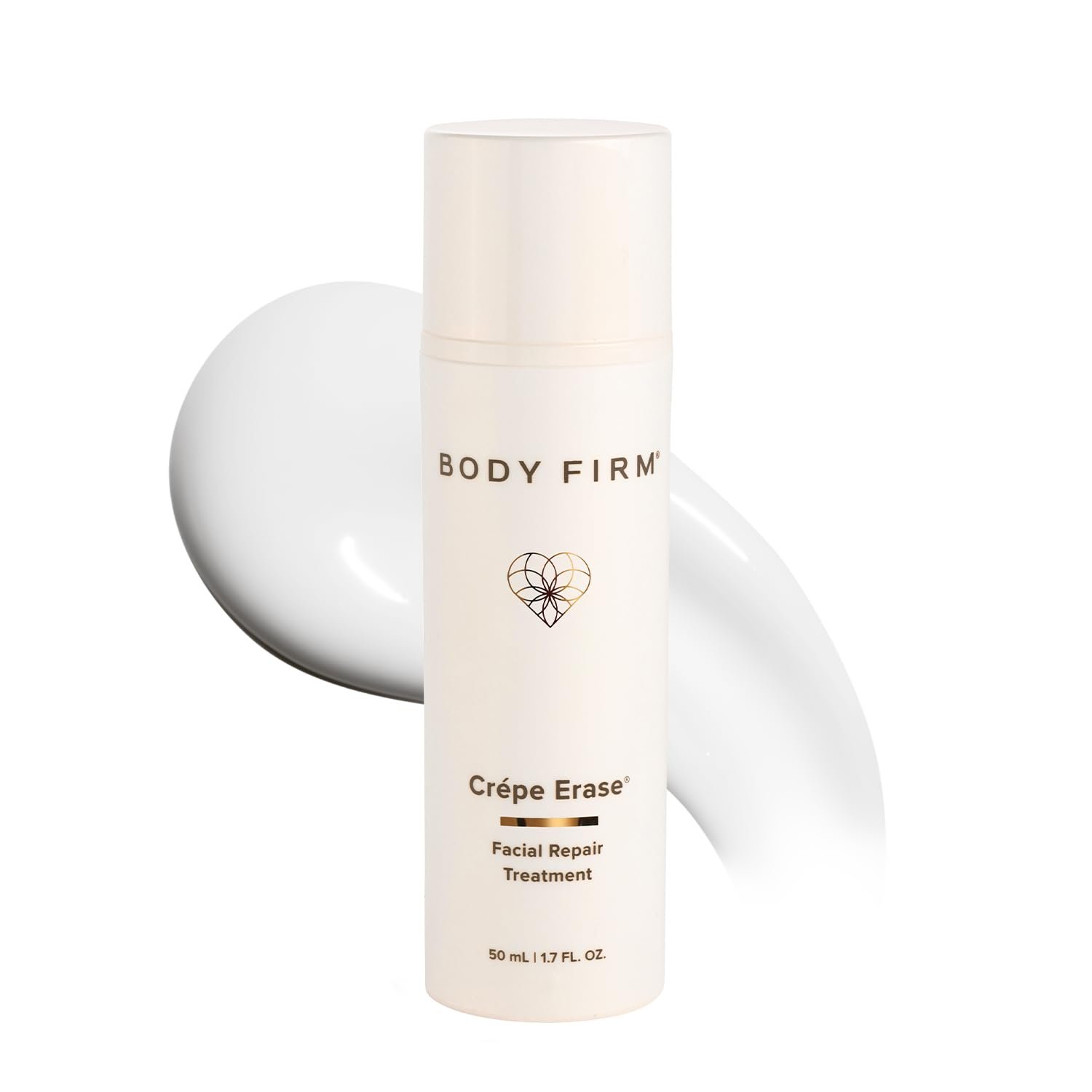 Body Firm Crepe Erase Facial Repair Treatment, Anti Aging Face Moisturizer With Shea Butter, Collagen, Vitamin E, Neck Firming Cream for Wrinkles and Fine Lines, Original Citrus, 1.7 FL Oz