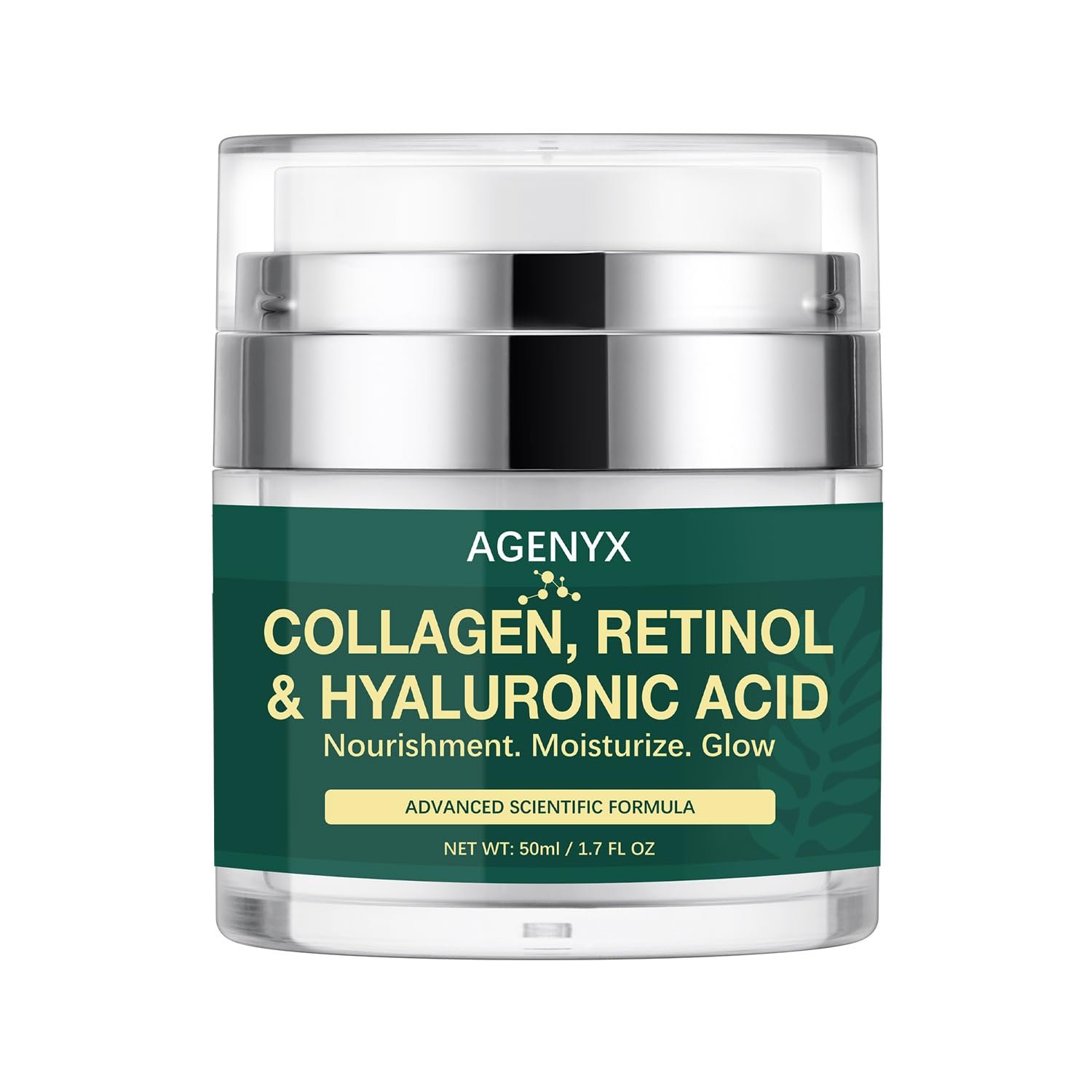 Face Moisturizer Retinol Cream for Face Anti Aging, Face Cream with Retinol, Collagen & Hyaluronic Acid, Wrinkle Repair, Firming Neck Cream, Hydrating Anti Wrinkle Skin Care for Women & Men Day Night