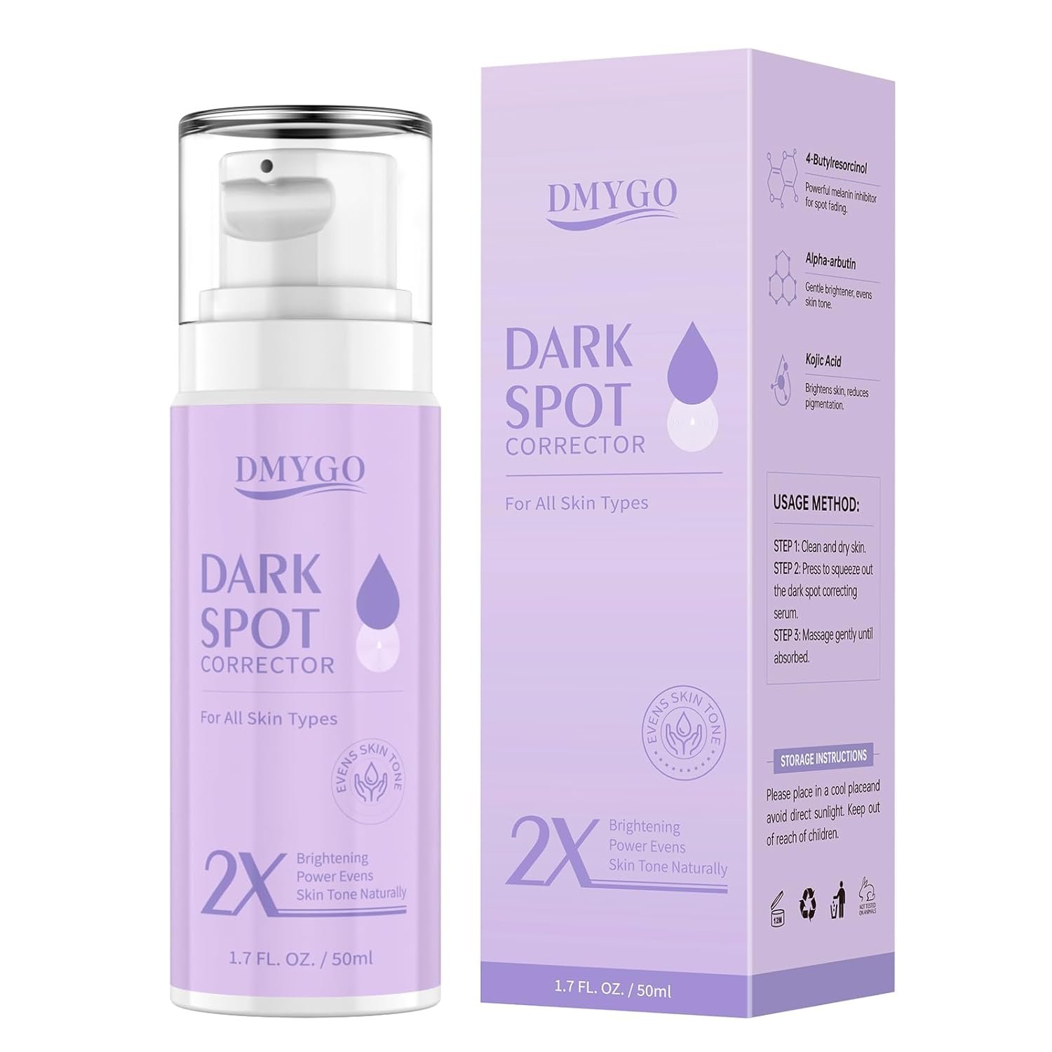 Dark Spot Remover for Face and Body – Dark Spot Corrector Serum for Sun Spots, Age Spots, Brown Spot, Freckles & Melasma – Skin Care Repair Evens Skin Tone for All Skin Type 1.7 Fl Oz