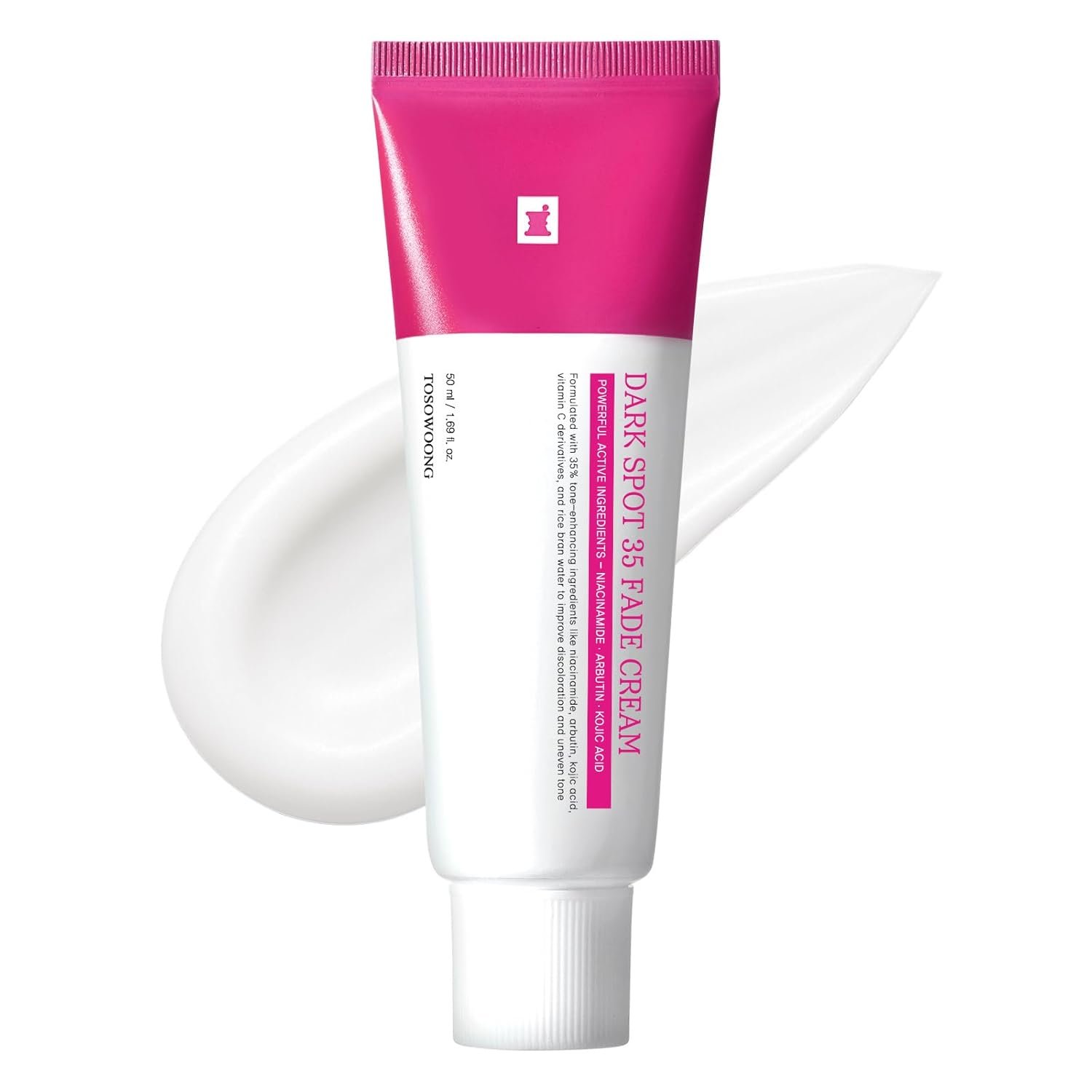 TOSOWOONG Dark Spot 35 Fade Cream, Dark Spot remover with Arbutin, Kojic Acid, Niacinamide, Skin Bleaching Cream for face & body Hyperpigmentation, Discoloration, Korean Skincare 50ml / 1.69 fl. oz.
