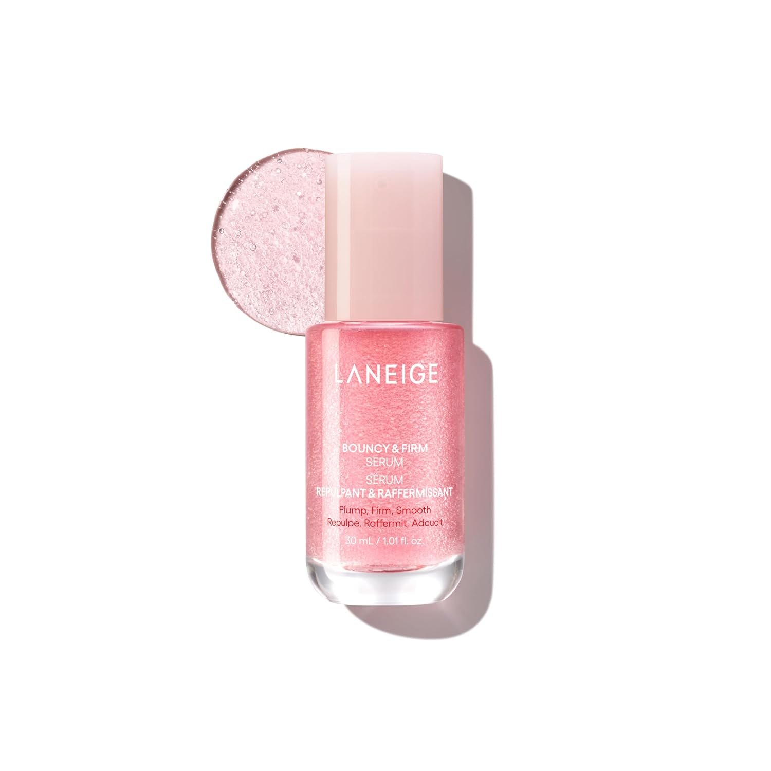 LANEIGE Bouncy & Firm Serum: Korean Slow Aging Collagen Serum with Peptides for Plumping, Firming, & Hydrating