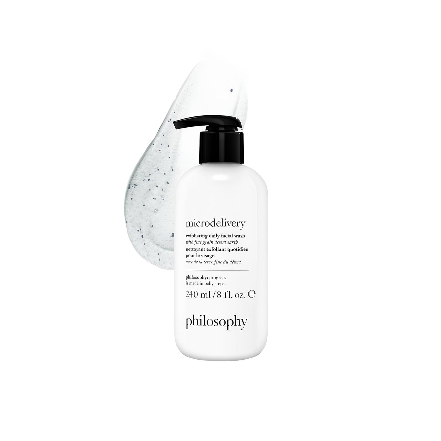 philosophy microdelivery exfoliating daily facial wash – with fine grain desert earth & gentle amino acids – scrubs away impurities & dead skin cells to alleviate dryness and rough texture