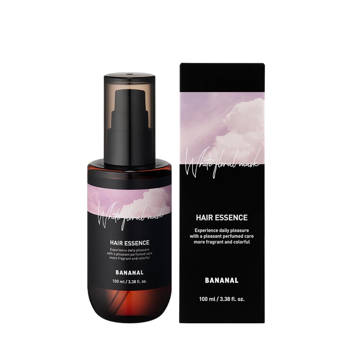 2-in-1 Korean Hair Perfume Oil & Serum with Moroccan Argan Oil & 12 Amino Acids for Dry, Damaged, Glass Hair Shine & Frizz-Control – Paraben & Alcohol-Free – White Floral Musk – 100ml / 3.38 fl oz