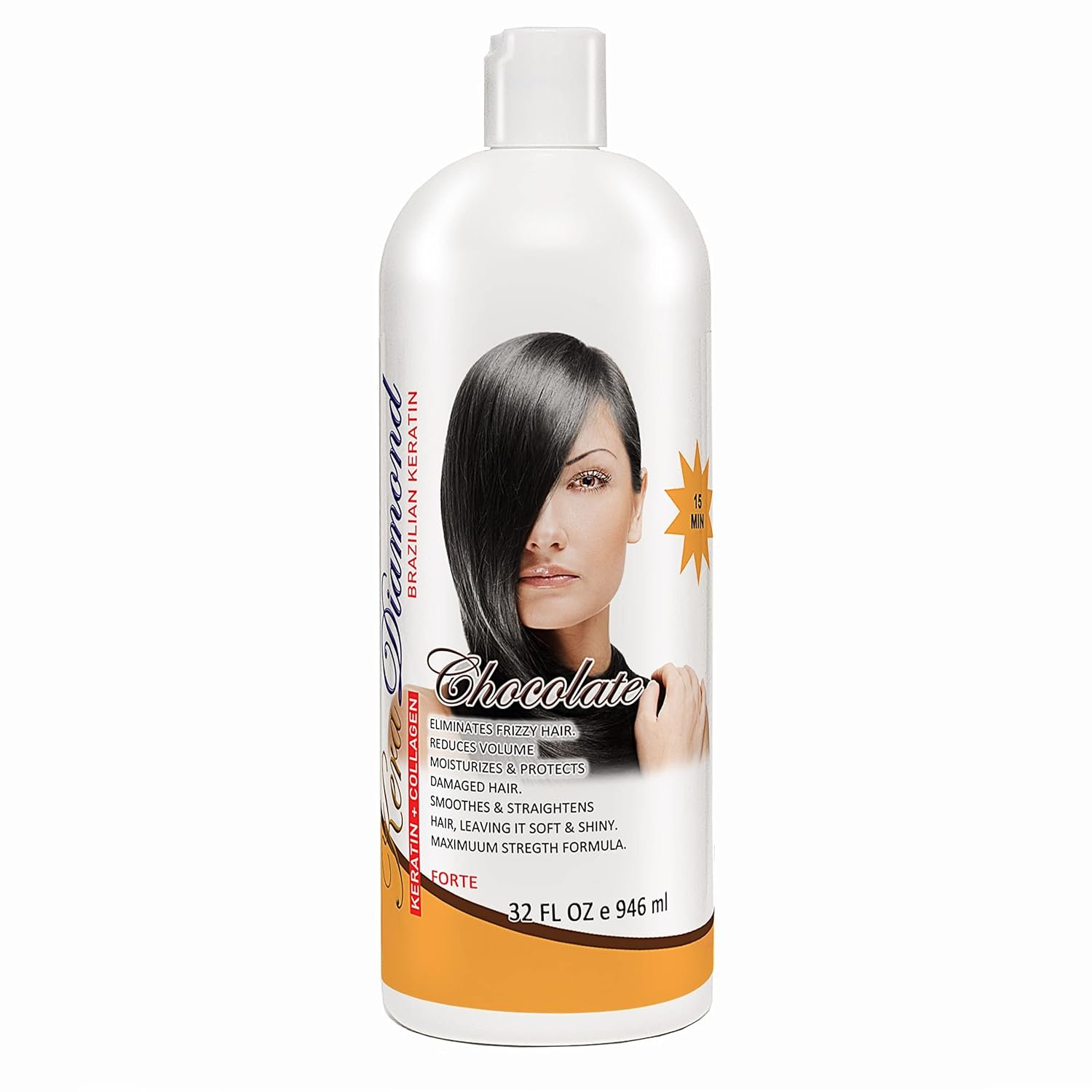 Kera Diamond Keratin Treatment Chocolate Restore w/Vitaminas 32FL Oz