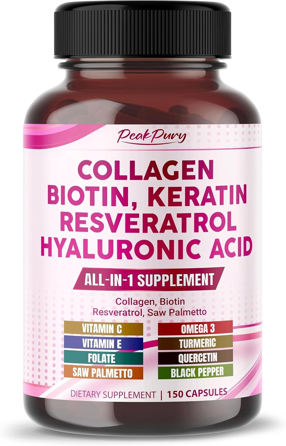 Collagen Biotin Resveratrol Saw Palmetto – Skin, Joint Health Support