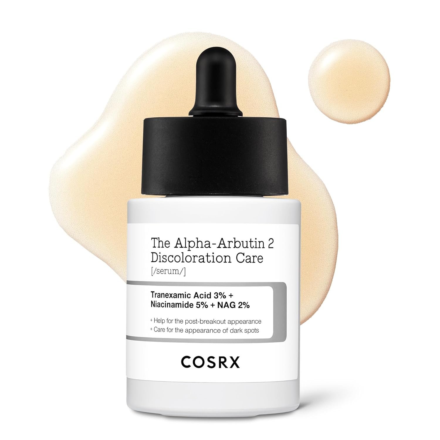 COSRX 2% Alpha Arbutin Discoloration Care Face Serum with Niacinamide, Glutathione & Tranexamic Acid, Serum to Target Dark Spots and Hyperpigmentation, Daily Korean Skin Care, 1.7 fl oz