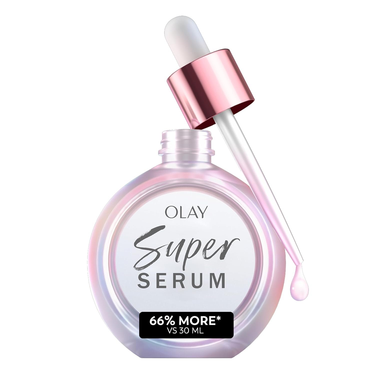 Olay Super Serum – Glow Serum for Face – Activated Niacinamide, Vitamin C & E, Collagen Peptide, AHA – 5-in-1 Benefits – Brightens, Hydrates, Smooths, Firms, Evens Tone, Proactive Anti-Aging, 1.7 Oz