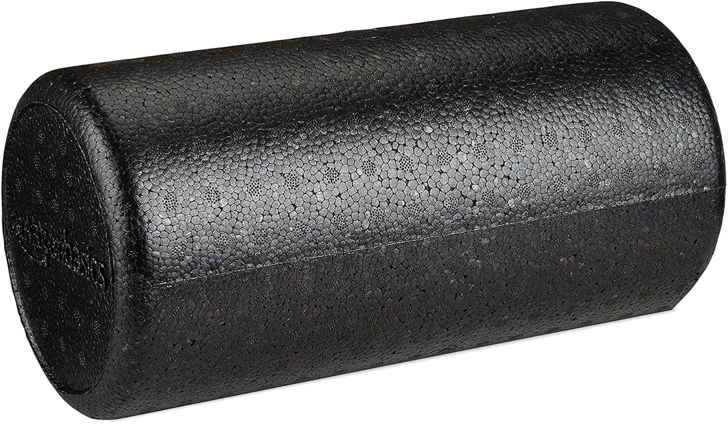 Amazon Basics High-Density Foam Roller for Exercise and Recovery, 12 Inches, Black