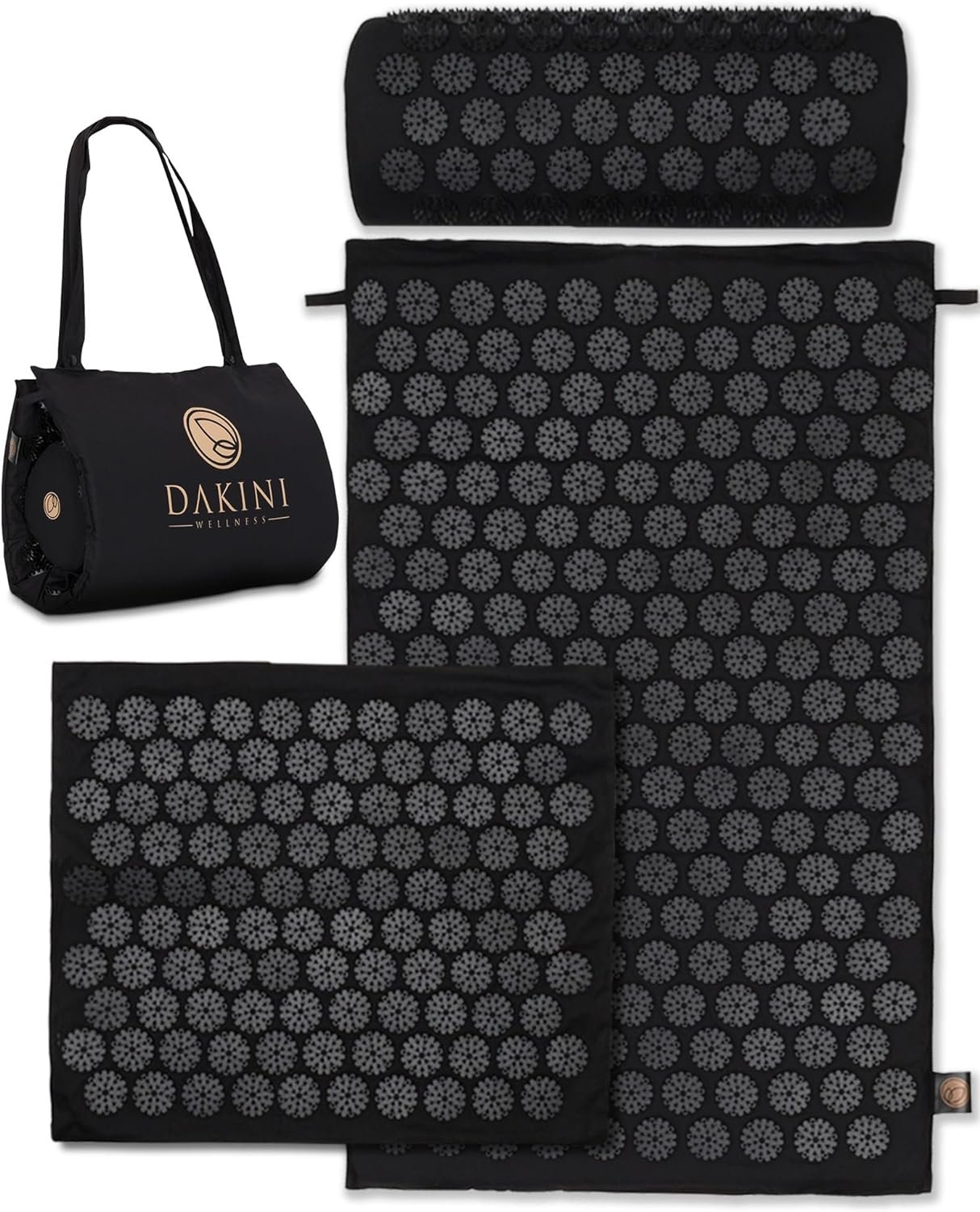 Dakini Acupressure Mat and Pillow Set with Mini Pad – Acupuncture Mat Full Body Pain Relief