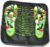 rosenice Foot Massage Pad Acupressure Mat for Feet with Stone Design 13.4 Inch Relief for Foot Pain and Relaxation at Home