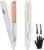 Quico Upgrade Hair Straightener, 100-240V Dual Voltage Travel Hair Straightener and Curler with 15s Heat Up, Professional Negative Ion Ceramic Flat Iron for Less Frizz, 5 Temp & Auto Shut-Off