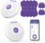 Wireless TENS Unit – Two Portable TENS Unit Muscle Stimulators for Pain Relief, Featuring 6 TENS Modes and 6 EMS Modes with a Stylish PU Carrying Case and Can be Controlled Via an APP.
