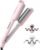 Curling Iron Hair Crimper Waver – TYMO ROVY Beach Waves Curling Wand, Ionic Deep Waver Hair Curler Tool with Ceramic 3 Barrel for Women, Dual Voltage, Anti-Scald, Easy to Use, Pink, 1 Inch