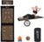 Extra Long Yoga Acupressure Mat Set,Massage Acupuncture Mat Large,Magnetic Mat Acupressure Body mat and Pillow for Neck Back Pain Relief(Gold)