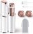 Facial Hair Removal for Women, Electric Rechargeable Painless Hair Remover for Face, Upper Lips, Chin, Peach Fuzz, with LED Light