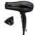 Conair Hair Dryer Style & Shine Natural Crystal Collection, 1875W Hairdryer, 3 Heat Settings, 2 Speeds, Blow Dryer with Concentrator Attachment, Ionic & Hematite-Infused Ceramic Technology, Black