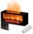 Fireplace Diffusers with 3 Essential Oils Set,Color Flame Aroma Essential Oil Diffuser with Remote Control,300ml Small Humidifier for Home Room Decor Gift for Women (Black)