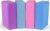 Yoga Blocks 9”x6”x3”, 4 Pack High Density Yoga Brick Foam Blocks to Improve Strength, Flexibility and Balance, Light Weight and Non-Slip Surface for Yoga, Pilates and Meditation