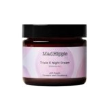 Mad Hippie Triple C Night Cream – Face Moisturizer, Skin-Brightening, Anti-Aging Skin Care with 3 Forms of Vitamin C, 2.1 Oz