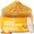 VOERUY Body Scrub, Turmeric Exfoliating Body Scrub, with Coconut Oil & Vitamin C, Bikini Area Exfoliator Gently Exfoliate Body Hand and Foot Scrub, Moisturized Skin for Women and Men, 11.28oz/320g