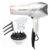 REVLON Infrared Ionic Hair Dryer with Diffuser & Concentrator, 2 Speed Settings, Blow Dryer with Tourmaline Technology for Frizz Control, 1875 Watt Power for Fast Drying, Suitable for All Hair Types