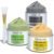 THESKCARE 3 PCS Clay Mask Set, Turmeric Vitamin C Clay Mask, Dead Sea Mud Mask, Green Tea Mask, Facial Mask for Oil Control, Deep Cleaning, and Radiant Skin, 240g, 2.82 OZ each