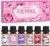 ARVIDSSON Floral Essential Oils Set, Natural Flower Essential Oil Gift for Women – Lavender, Jasmine, Cherry Blossom, Gardenia, White Tea, Rose, 6 x 10 mL