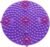 Foot Massager Mat, Manual Massage Tool with Magnetic Therapy Acupressure Disc for Feet Relaxation, Foot Relieve Stress Treatment (Purple)