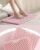 Acupressure Foot Massage Mat Dual-Sided Silicone Reflexology Pad for Plantar Fasciitis, Heel Pain & Fatigue Washable – Connectable Relief Pad for Standing Desk, Home, Office – Pink (M)