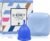 SHORDY Menstrual Cups (Large), Single Pack with Box, Soft & Flexible, Copa Menstrual Kit for Women Upto 12 Hours of Comfort, Eco-Friendly & Safer Alternative to Disc Pads Tampons (Blue)