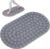 Foot Massage Mat Acupressure Board Large 30*17.7 In, Vynusio Silicone Reflexology Magnetic Therapy Acupuncture Jogging Feet Massage Pad Soft & Stiff Pressure Point for Beginner Yoga Home Office Grey
