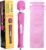 Powerful Big Handheld Electric Body Massager Wand Vibrating, Hand Held Deep Tissue Muscle Massager for Woman Sports Recovery Muscle Massage Tool, Pink