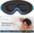 MyHalos® Sleep Mask – 3D Blackout Eye Mask for Women & Men, Side Sleepers, Zero Pressure Memory Foam Eyelash Friendly, Breathable,Award-Winning Sleep Aid for Travel (Black, 1 Count (Pack of 1)