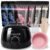 Waxing Kit for Women Men, Wax Pot Machine, Wax Warmer for Hair Removal At Home With 6 Bags Beans, Body Waxing For Eyebrows Nose Cheeks Arms Bikinis Legs