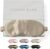 SUNDAYSILKS™ Exclusive Mulberry Silk Sleep Mask | Soft Eye Covers, Blackout Sleeping Mask for Women & Men | Silk Eye Mask for Sleep, Travel, and Relaxation | Antifaz para Dormir [Nude Champagne]