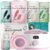 LANSLEYWAX Digital Waxing Kit for Women Men – Pink Wax Machine with 39 Accessories – Hard Wax Kit for Face Eyebrow Lip Brazilian Bikini Sensitive Skin, Waxing Warmer Hair Removal for Home/Salon Use