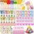 120 PCS Spa Party Supplies for Women, Spa Party Favors Include Face Masks Skincare, Hand Cream, Lip Balm, Under Eye Patches, Lip Mask and Foot Bath Bombs, Spa Birthday Sleepover Party Supplies