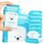 Impossibly Compact Travel Flushable Wipes – 99.5% Water and Aloe – Safe for Sensitive Skin, Hypoallergenic & Unscented – Travel Essentials for Adults, Kids & Baby Care – 8 Pack Total 48 Wipes