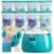 Digital Waxing Kit for Women & Men – 8 Packs Lavender & Milk Hard Wax Beans with Fast-Melting Silicone and Pre/Post Care Wipes – A