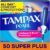 Tampax Pearl Tampons for Women, with LeakGuard Braid, Super Plus Absorbency, Unscented, 50 Count