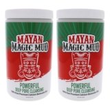 Mayan Magic Mud Powerful Deep Pore Cleansing Calcium Bentonite Clay – 4 lbs (2 Pc) – Bulk Natural Face Mask Peel for Men and Women – USA Made Full Facial Skin Care – Spa Skin Cleanser Beauty Products