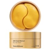 TEREZ & HONOR 24K Gold Retinol Wrinkle Smoothing Eye Patches – 60 Korean Hydrogel Eye Masks with Collagen Peptide for Fine Lines, Dark Circles, Puffy Eyes & Bags – Self Care, Gifts, Fragrance-Free