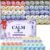 TranquilBliss Bath Bombs for Women, 50 PCS Set with 10 Rich Scents, Natural Bubble Bathbombs, Dry Skin Moisturizing, Present for Christmas, Mother’s Day, Birthday, for Mom, Wife, Her, Girls