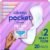 Always Pocket Flexfoam Pads, Size 2, Heavy, with Wings, 20 Count
