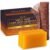 VALITIC Kojic Acid Dark Spot Remover Soap with Turmeric, Vitamin C, Retinol – Original Japanese Complex with Hyaluronic Acid, Vitamin E, Shea Butter, Castile Olive Oil – 2 Pack and African Net Sponge