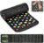 QWORK Foot Massage Mat Relaxation Walk Stone Road, 68.9 x 13.78 Inches Adjustable Acupressure Foot Mat for Long Sitting Worker Elderly