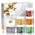 Mothers Day Gifts for Women – 9-Piece Floral Epsom Salt Gift Set for Women with 6 x 120g Epsom Salt, Bath and Body Gift Set in Elegant Box | Christmas, Valentines Day, Birthday Gifts for Men