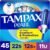 Tampax Pearl Tampons for Women Multipack, with LeakGuard Braid, Super/Super Plus/Ultra Absorbency, Unscented, 45 Count