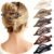 Flat Hair Clips for Women – 6 PCS French Flat Claw Clips Medium Hair Clips for Girls Large Hair Claw Clips for Thick or Thin Hair Strong Hold No Slip Hair Accessories for women (Transparent)